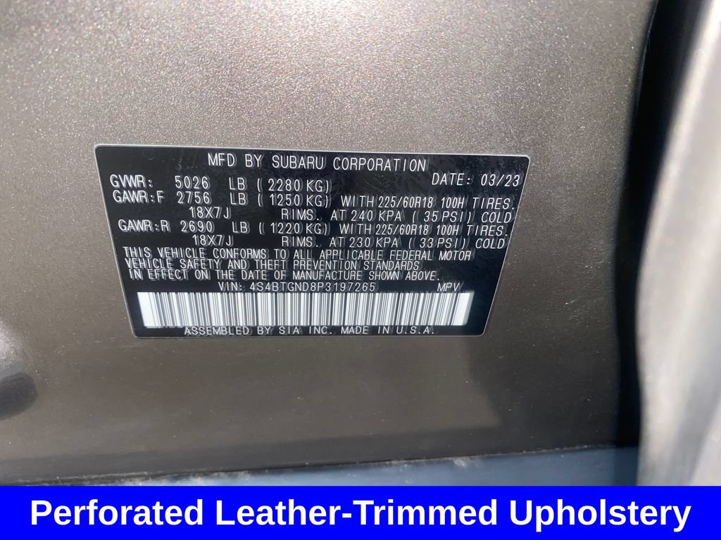 Certified 2023 Subaru Outback Limited XT AWD/4WD image 31