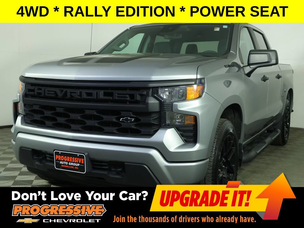 Used 2023 Chevrolet Silverado 1500 Custom w/ Rally Edition AWD/4WD image 1