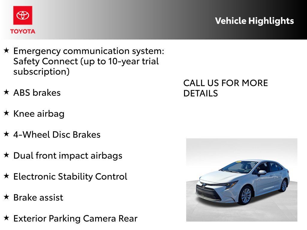 Certified 2026 Toyota Corolla LE w/ LE Premium Package FWD image 18