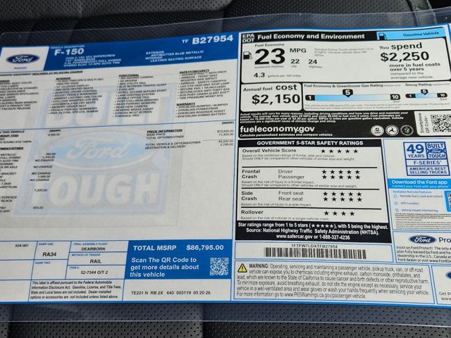 New 2026 Ford F150 Platinum w/ Equipment Group 702A High AWD/4WD image 18