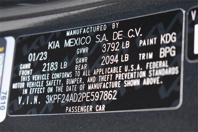 Certified 2023 Kia Forte LXS w/ LXS Technology Package image 32