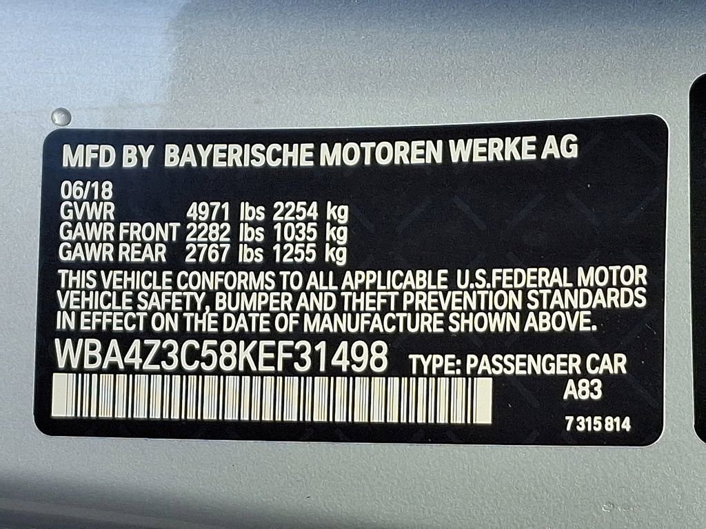 Used 2019 BMW 430i xDrive Convertible w/ M Sport Package image 28