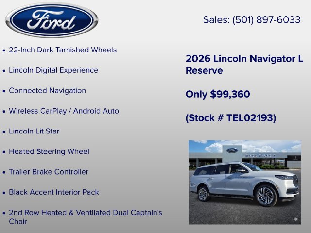 New 2026 Lincoln Navigator L Reserve AWD/4WD image 12