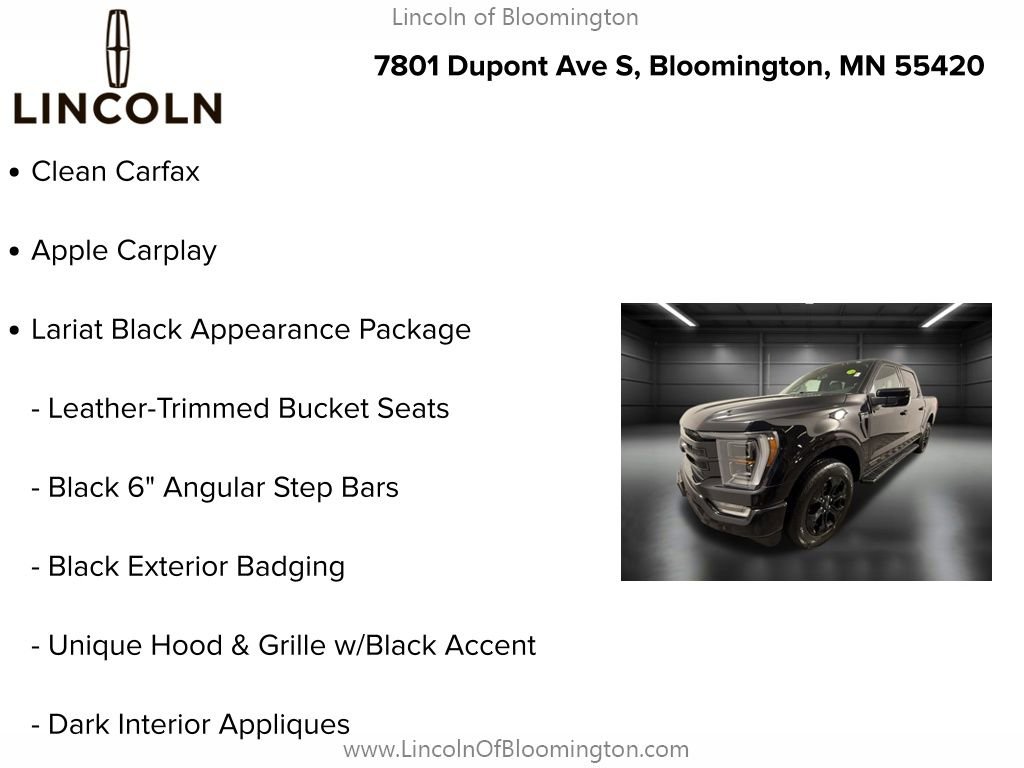 Used 2023 Ford F150 Lariat w/ Equipment Group 502A High image 5