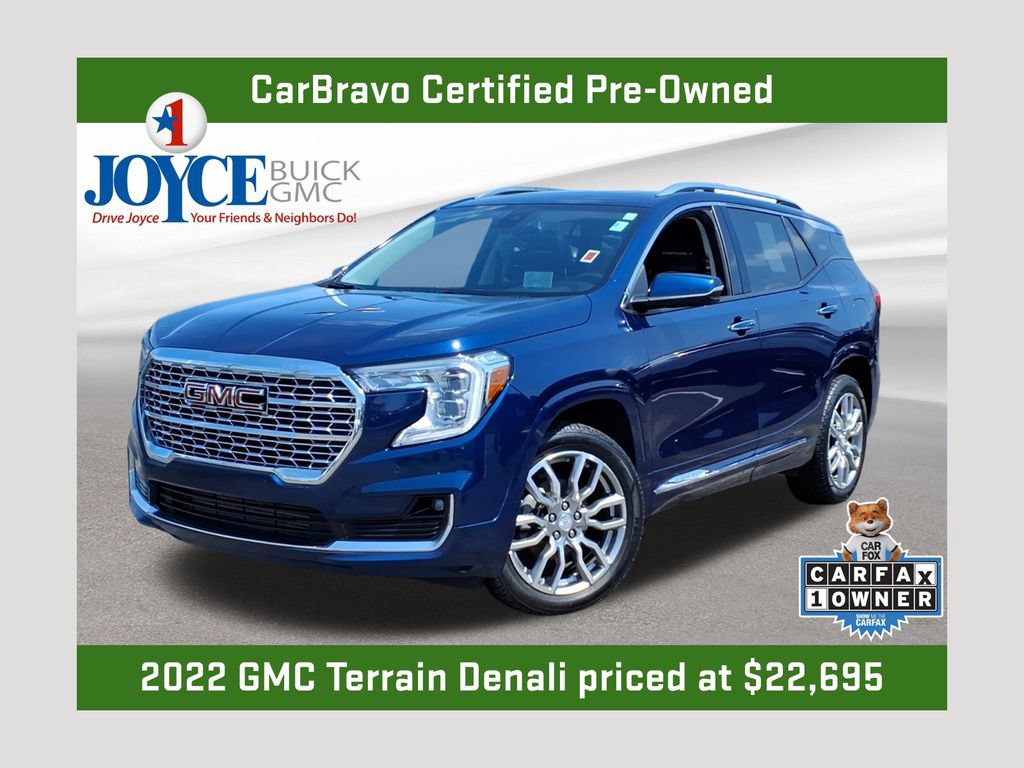 Certified 2022 GMC Terrain Denali w/ LPO, Floor Liner Package