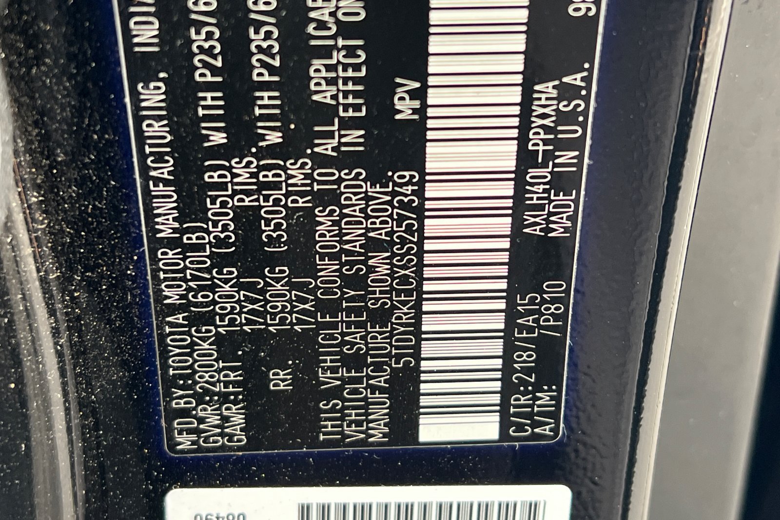 Certified 2025 Toyota Sienna XLE FWD image 30
