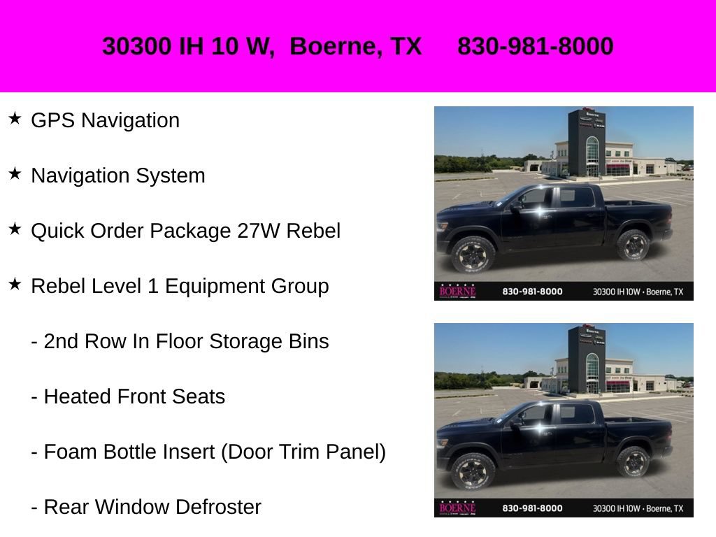 Used 2023 RAM 1500 Rebel w/ Rebel Level 1 Equipment Group AWD/4WD image 10