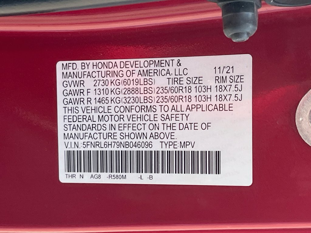 Used 2022 Honda Odyssey EX-L image 33