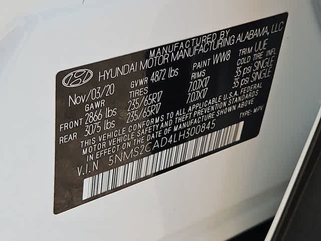Used 2020 Hyundai Santa Fe SE AWD/4WD image 29