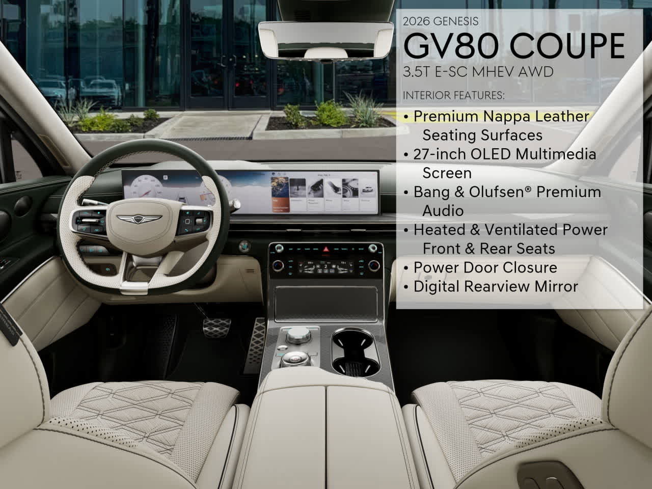 New 2026 Genesis GV80 3.5T e-SC image 17