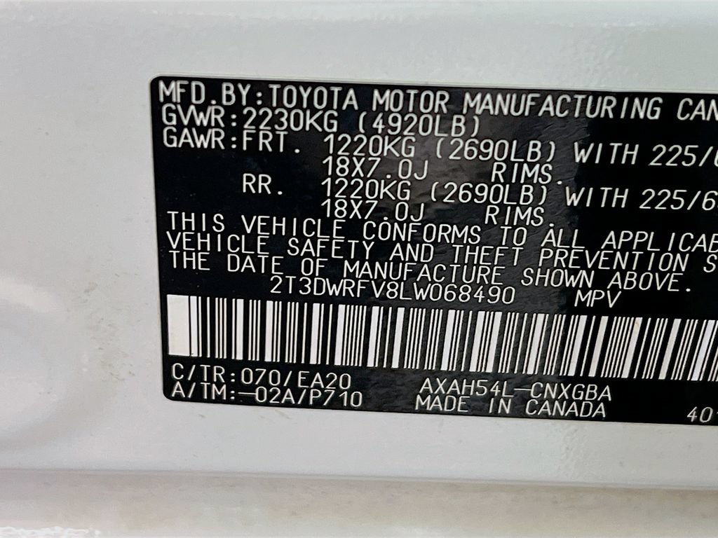 Used 2020 Toyota RAV4 Limited AWD/4WD image 27