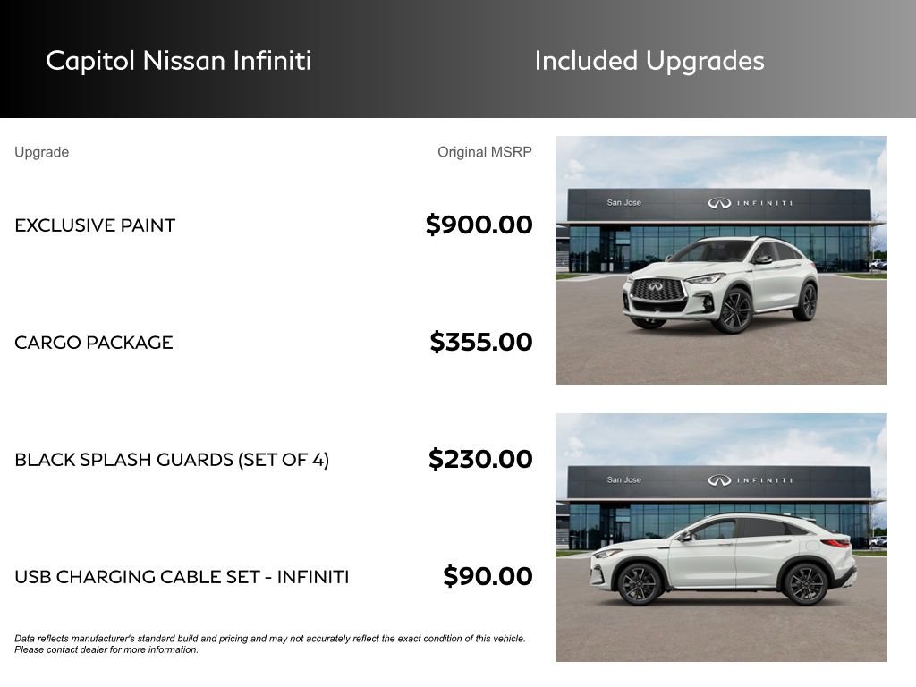 New 2025 INFINITI QX55 Luxe w/ Cargo Package image 3