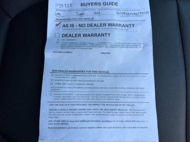 Used 2021 GMC Sierra 1500 4x4 Crew Cab w/ Trailering Package image 39