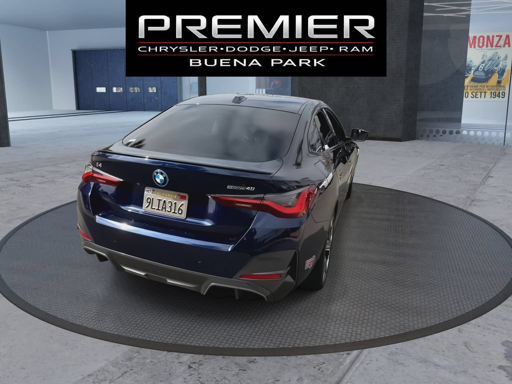 Used 2023 BMW i4 eDrive40 w/ M Sport Package RWD image 7