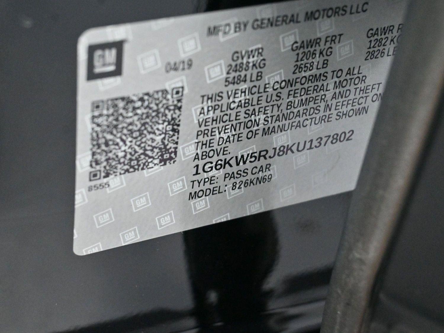 Used 2019 Cadillac CT6 V w/ Driver Assist Package image 37