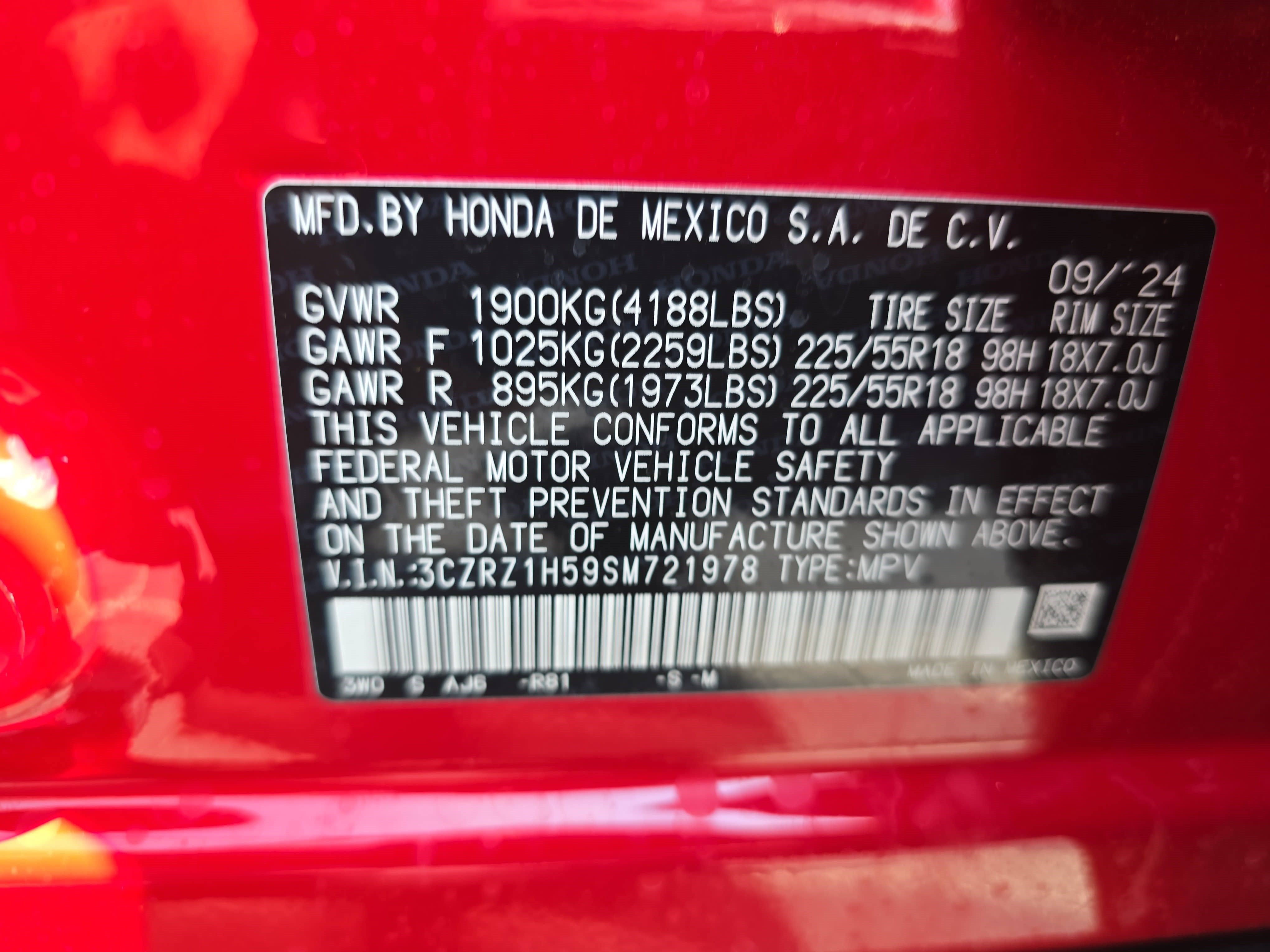 Used 2025 Honda HR-V Sport image 31