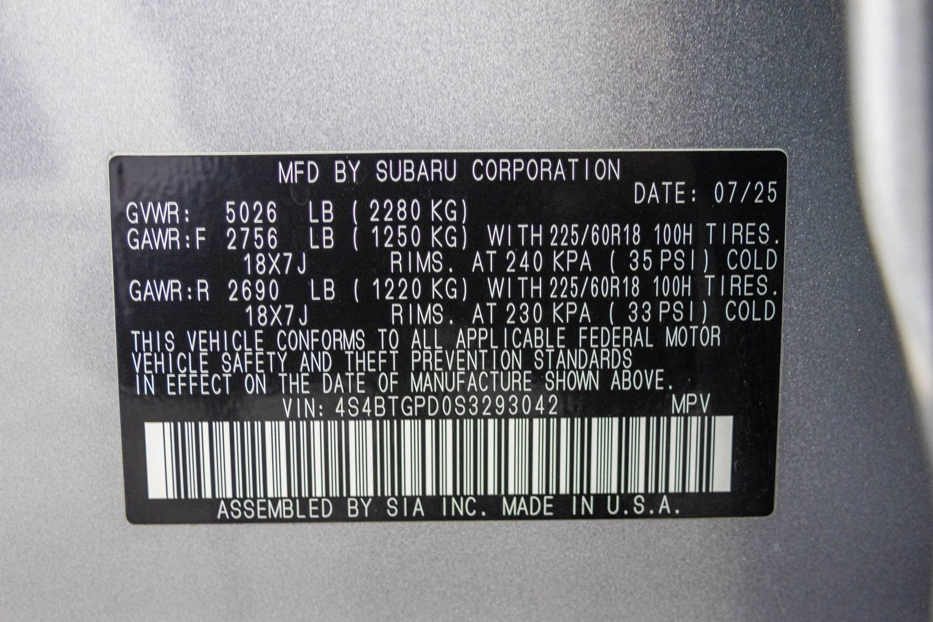 Used 2025 Subaru Outback Touring XT AWD/4WD image 57