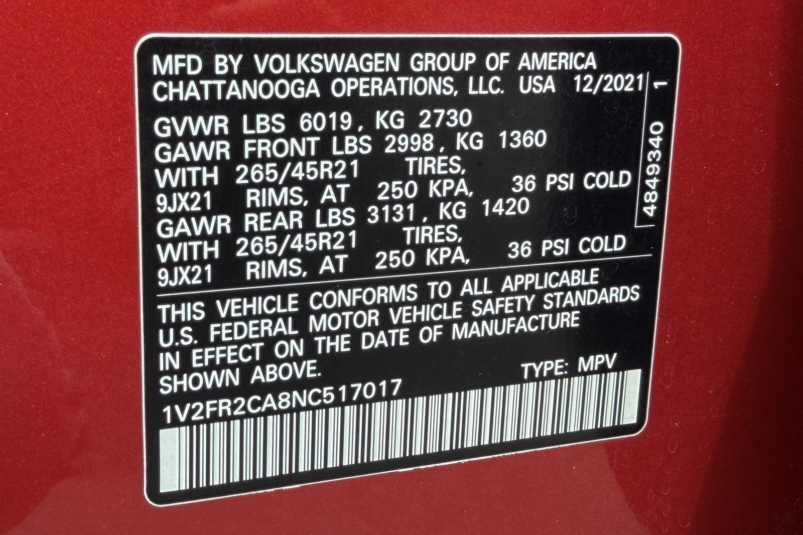 Used 2022 Volkswagen Atlas SEL Premium AWD/4WD image 36