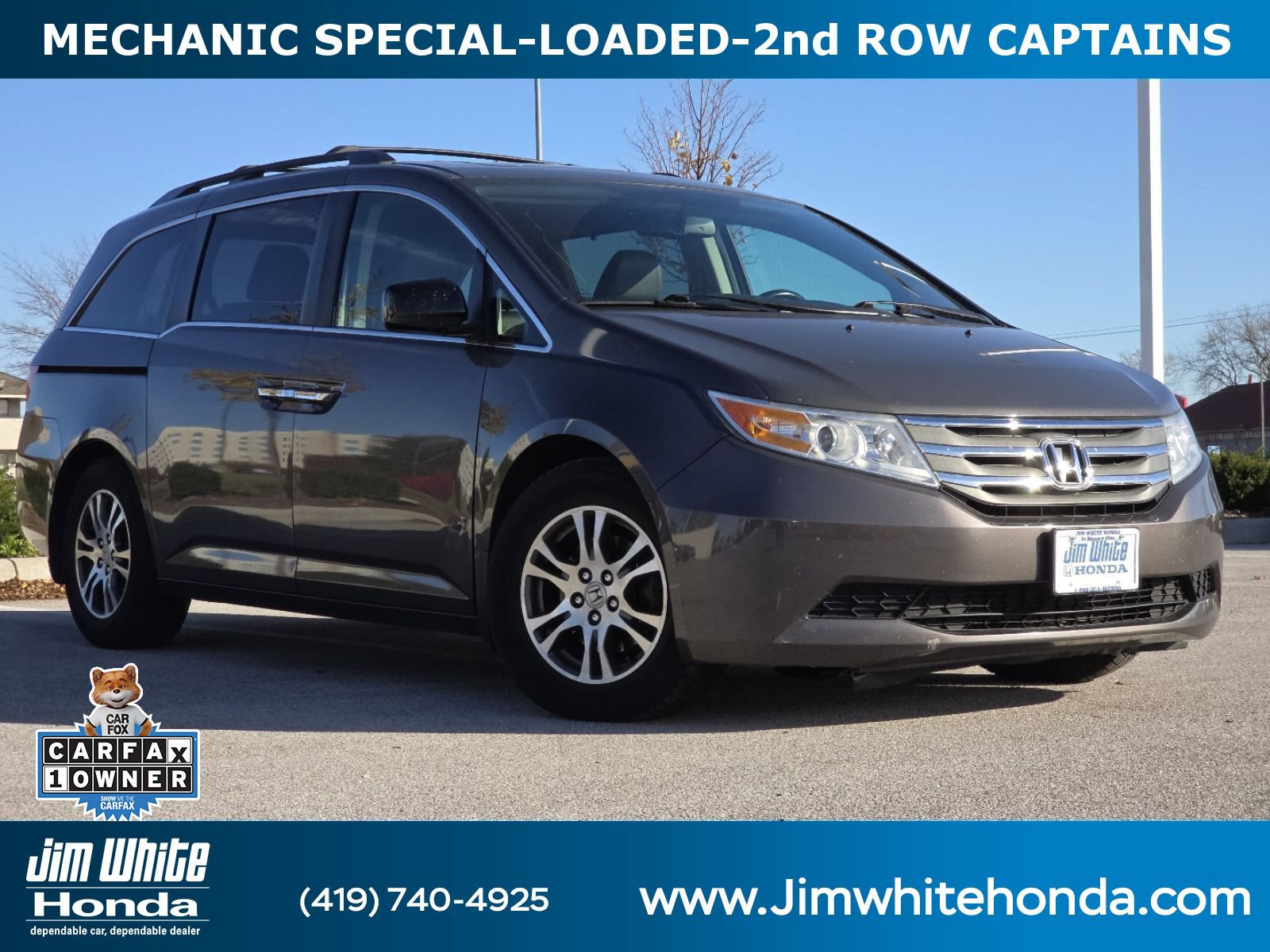 Used 2013 Honda Odyssey EX-L