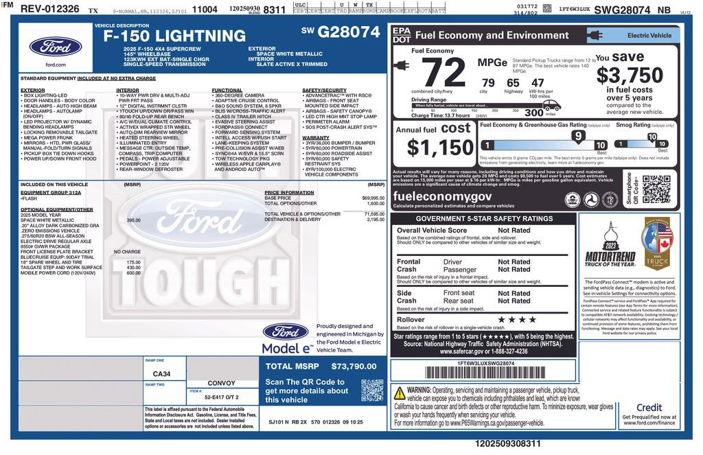 New 2025 Ford F150 Lightning Flash image 39