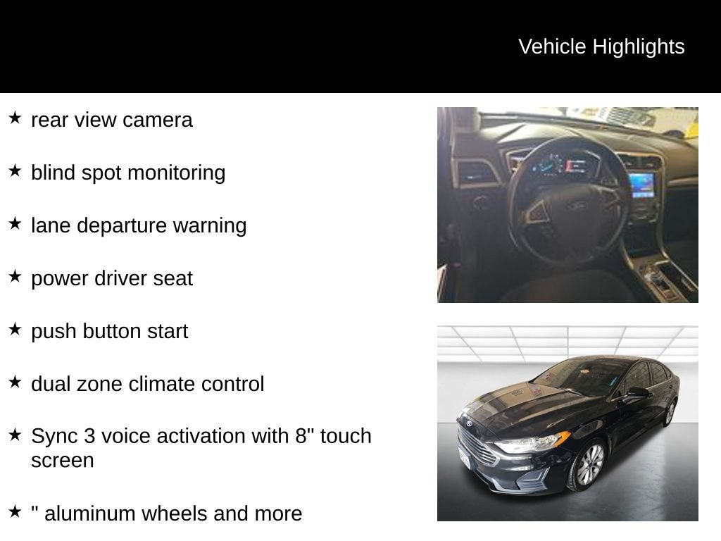 Used 2020 Ford Fusion SE FWD image 10