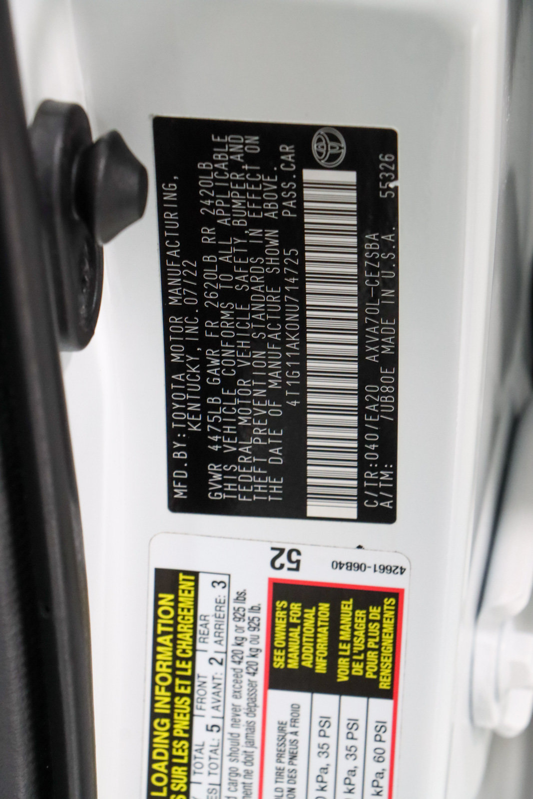 Used 2022 Toyota Camry SE FWD image 30
