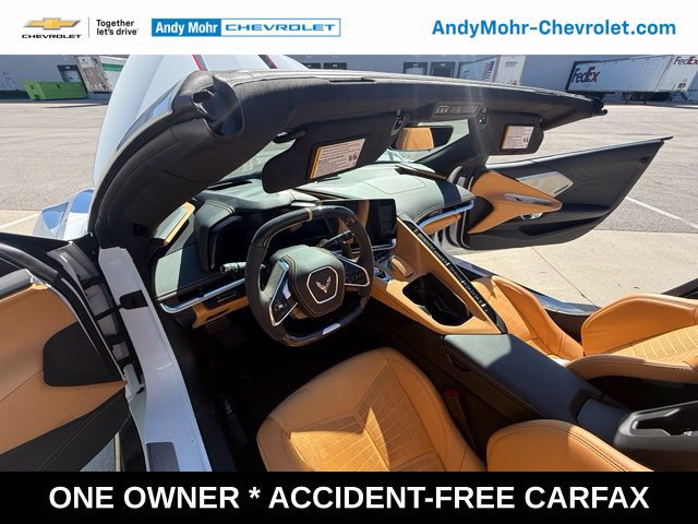 Used 2023 Chevrolet Corvette Z06 w/ Chrome Exterior Badge Package RWD image 29