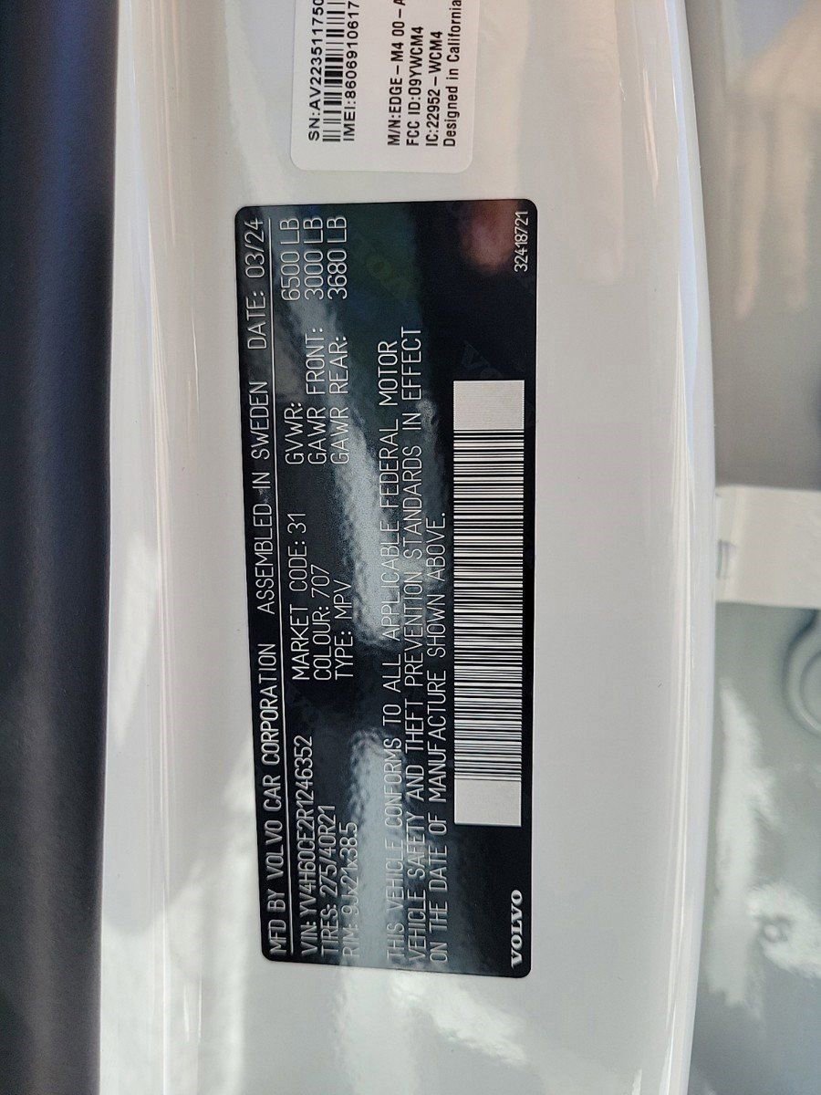 New 2024 Volvo XC90 T8 Plus w/ Protection Package Premier image 21