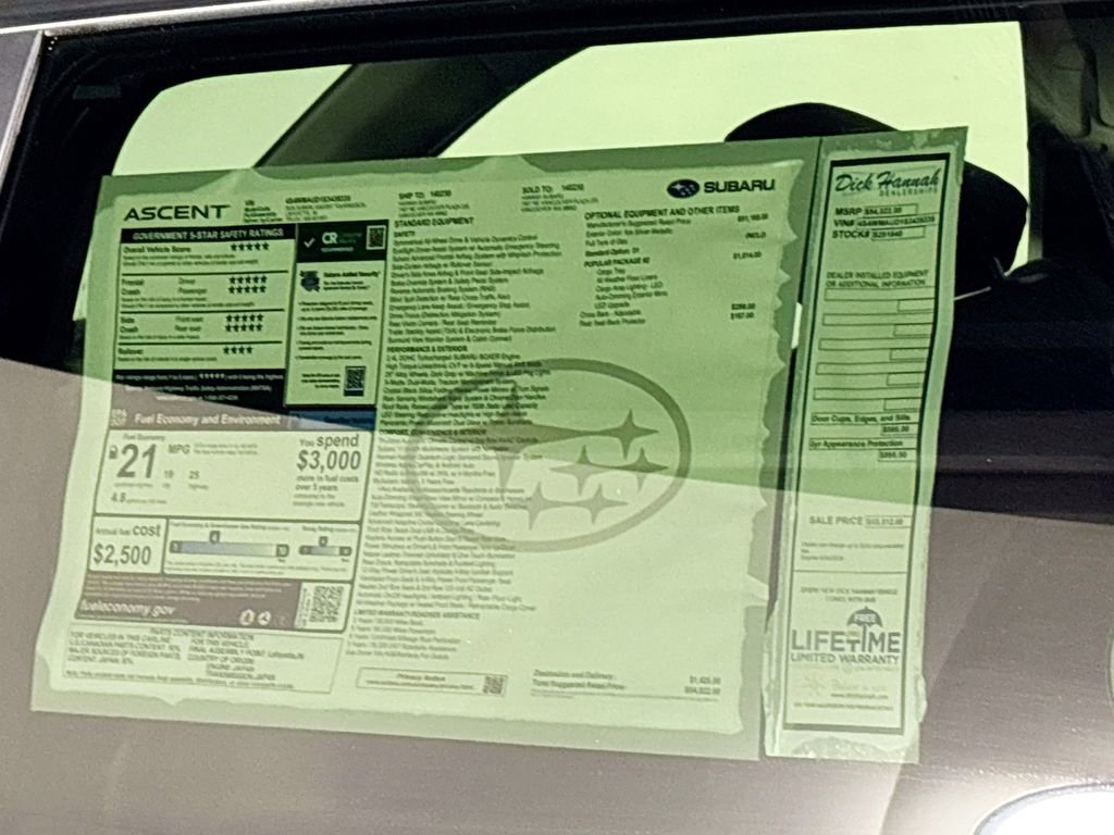 New 2025 Subaru Ascent Touring image 26
