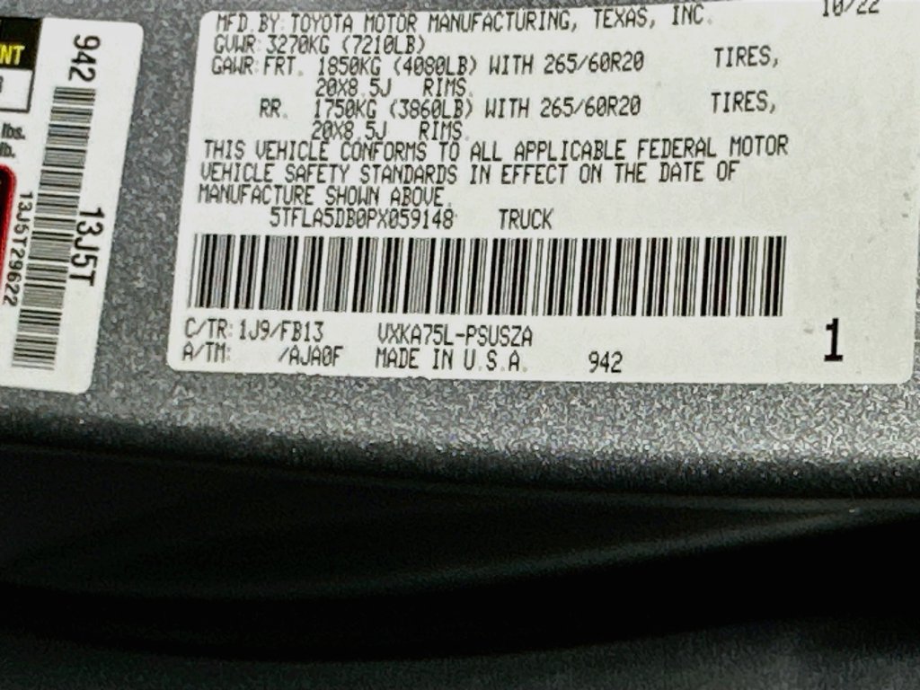 Used 2023 Toyota Tundra SR5 AWD/4WD image 24
