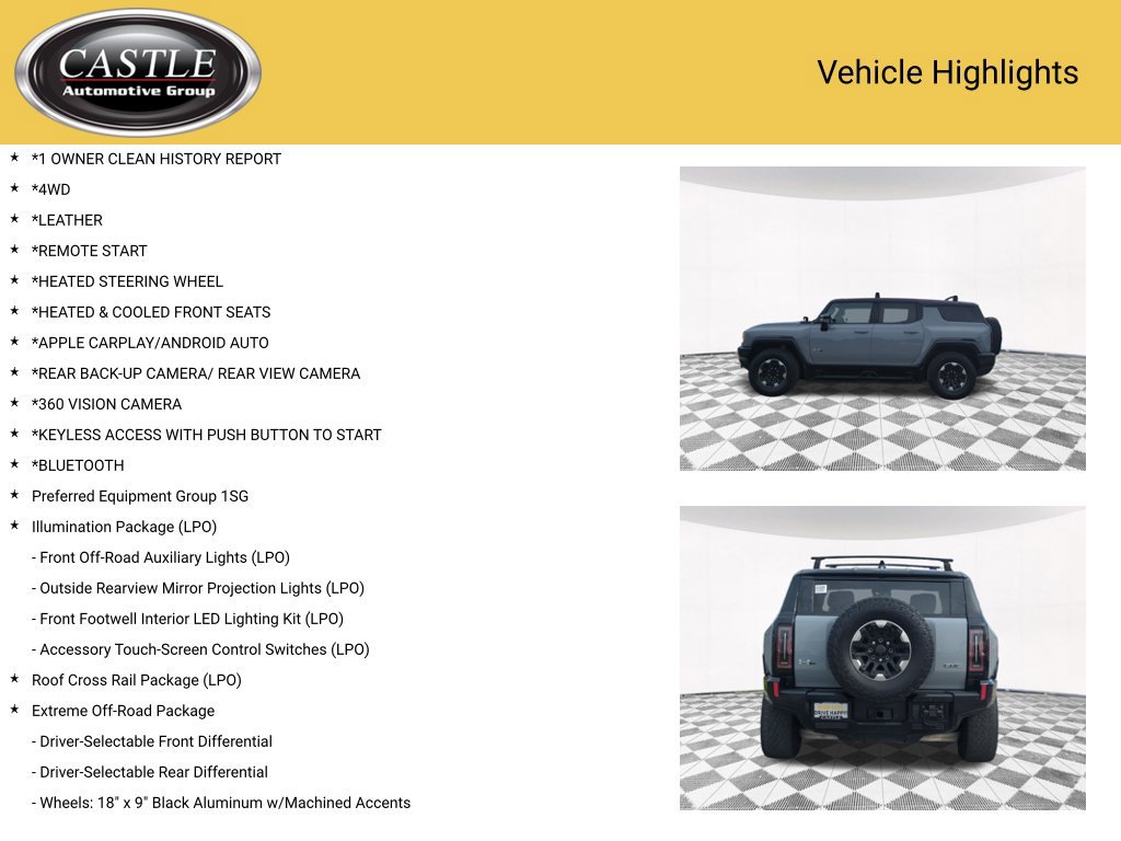 Used 2024 GMC Hummer EV 3X w/ Extreme Off-Road Package AWD/4WD image 3