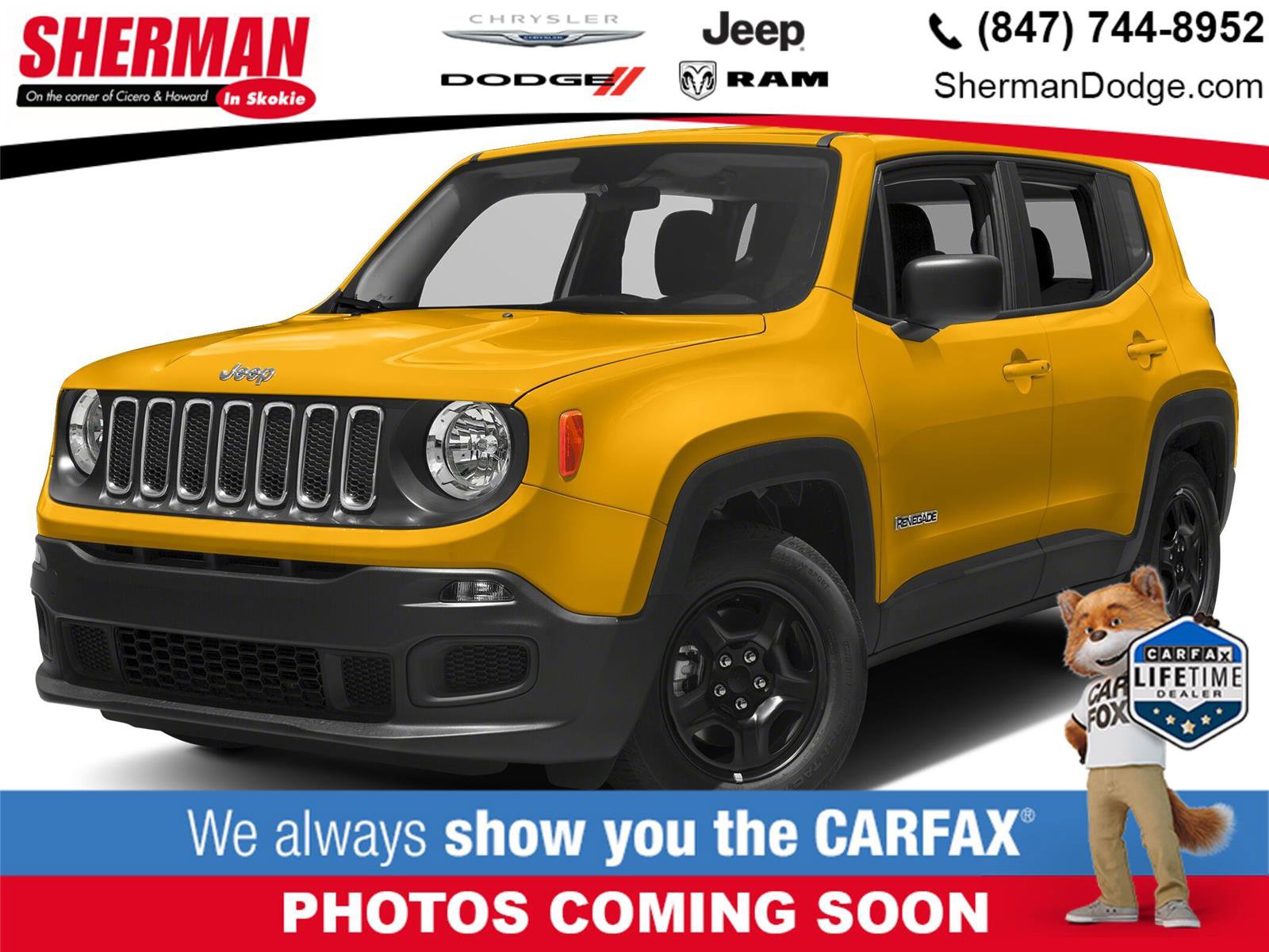 Certified 2015 Jeep Renegade Latitude