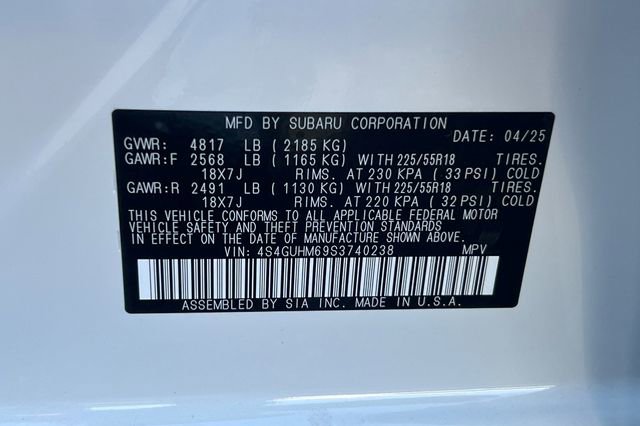 Used 2025 Subaru Crosstrek 2.5i Limited w/ Crosstrek Mirror Package image 23