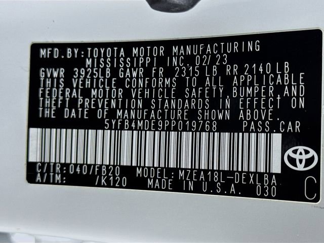 Used 2023 Toyota Corolla LE FWD image 16