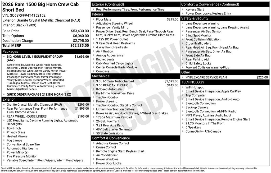 Used 2026 RAM 1500 Big Horn AWD/4WD image 27