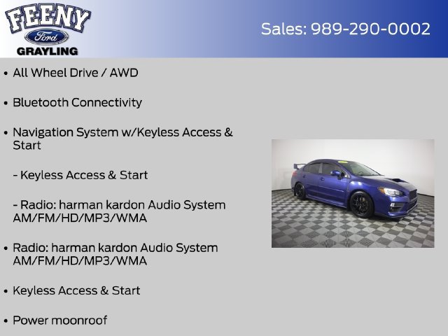 Used 2015 Subaru WRX STI Limited AWD/4WD image 4