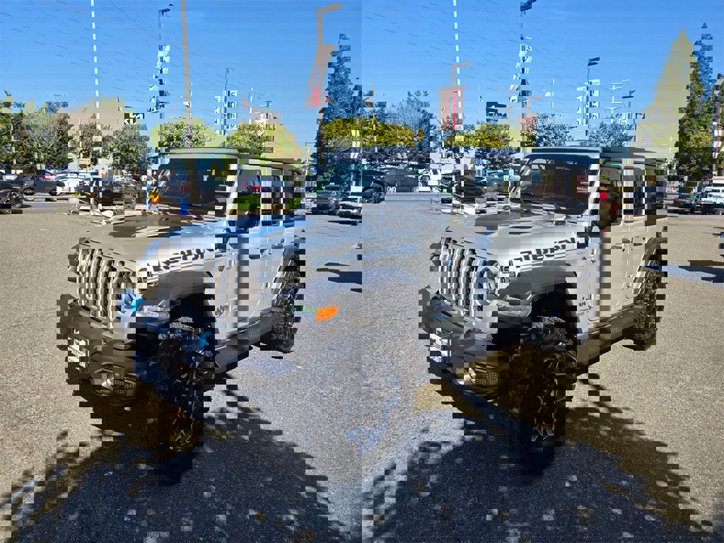 Used 2022 Jeep Wrangler Unlimited Rubicon 4xe w/ Cold Weather Group image 1