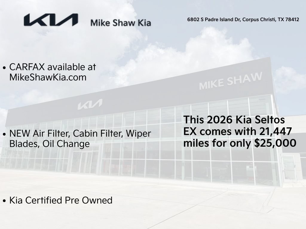 Certified 2026 Kia Seltos EX w/ EX Sunroof Package FWD image 3