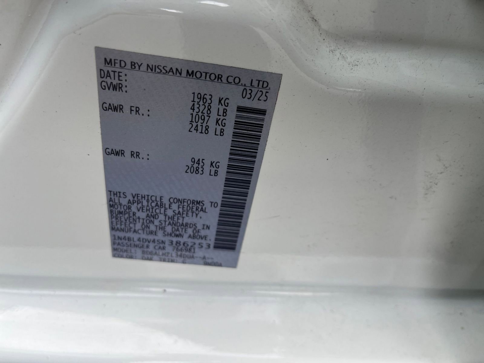 Used 2025 Nissan Altima 2.5 SV image 28