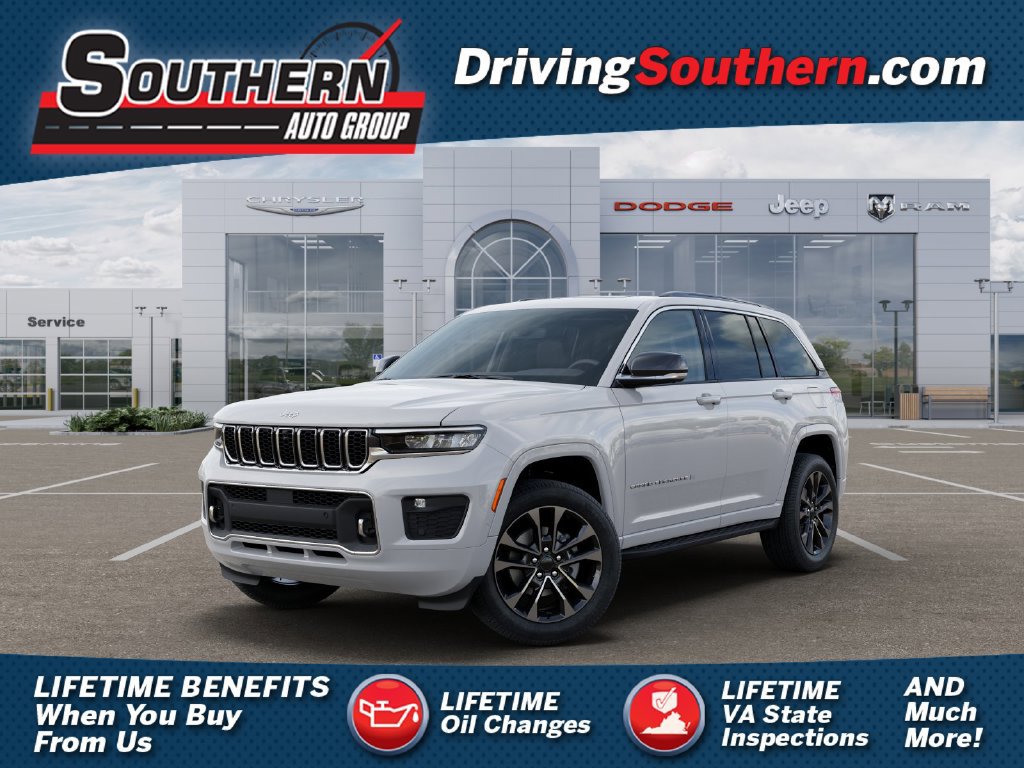 New 2025 Jeep Grand Cherokee Overland w/ Adv Protech Group III AWD/4WD 360° Tour