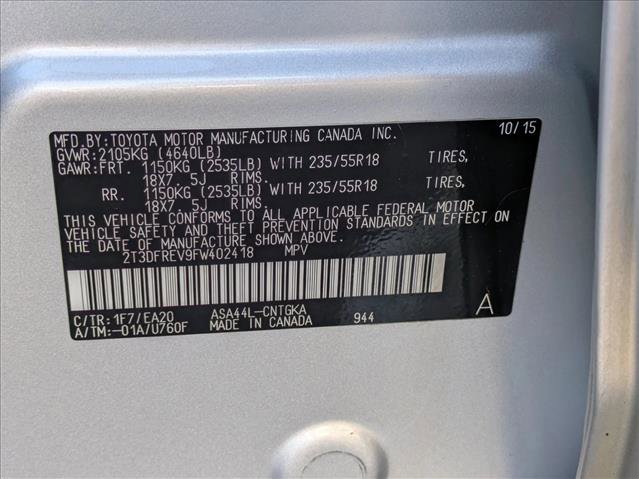 Used 2015 Toyota RAV4 Limited image 27