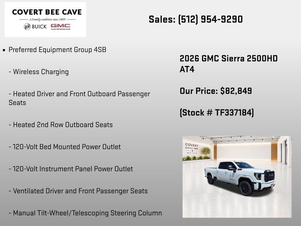 New 2026 GMC Sierra 2500 AT4 w/ AT4 Premium Plus Package AWD/4WD image 19
