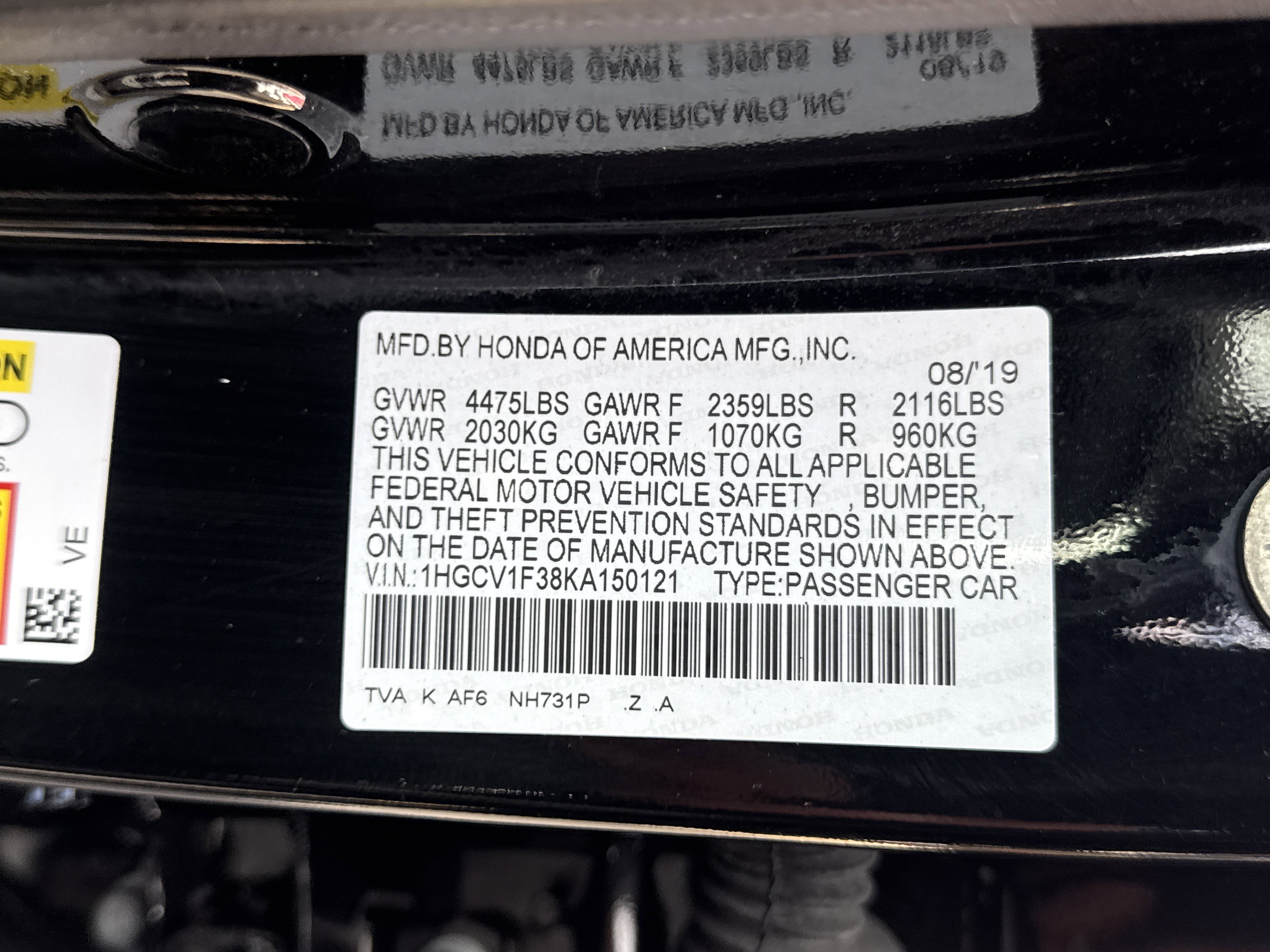 Used 2019 Honda Accord Sport image 31