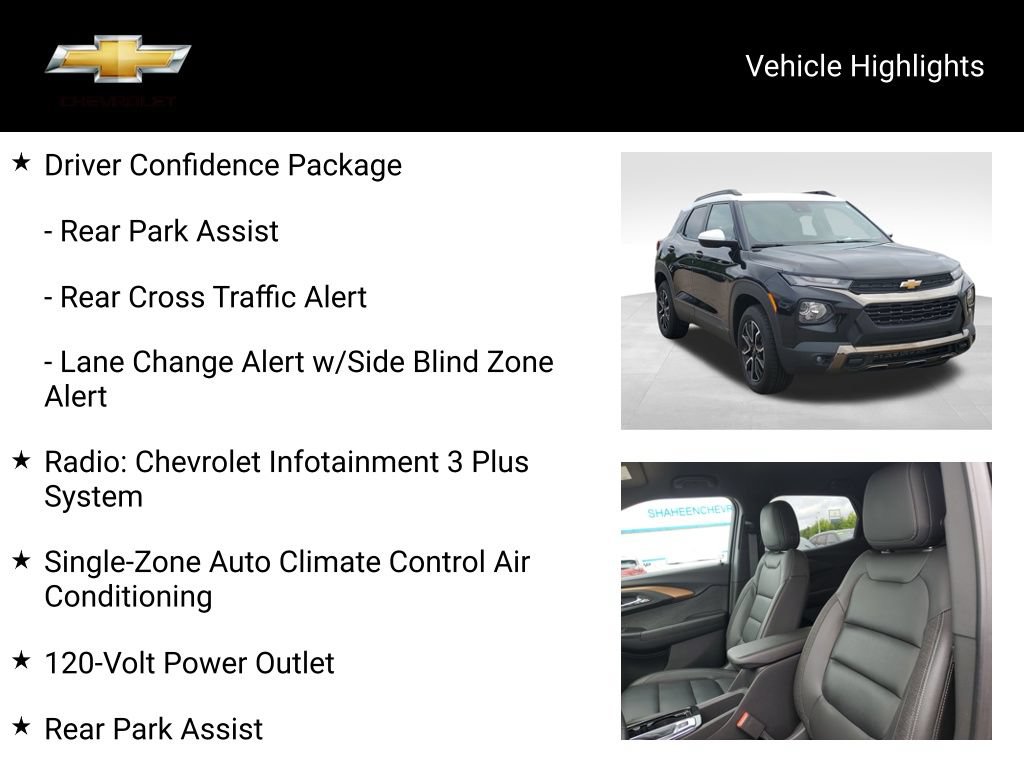 Certified 2022 Chevrolet TrailBlazer ACTIV w/ Technology Package AWD/4WD image 21