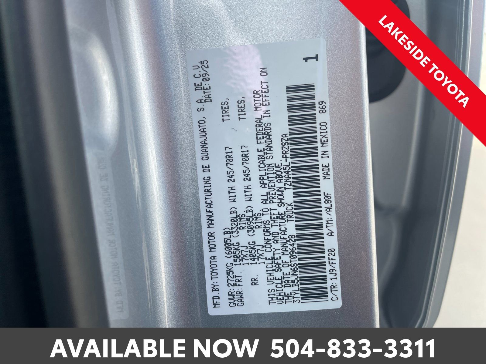 Certified 2025 Toyota Tacoma SR5 image 37