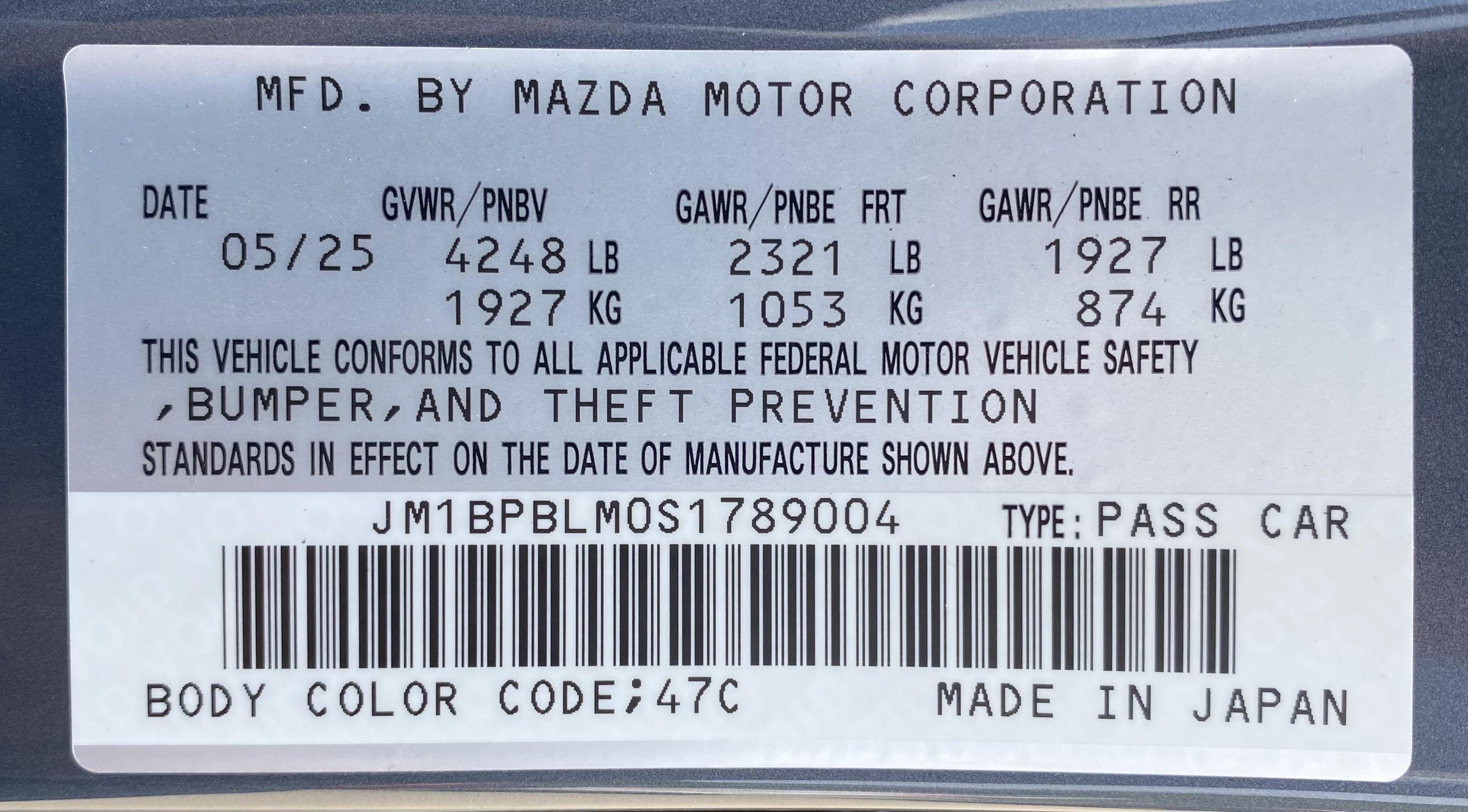 New 2025 MAZDA MAZDA3 Carbon image 38