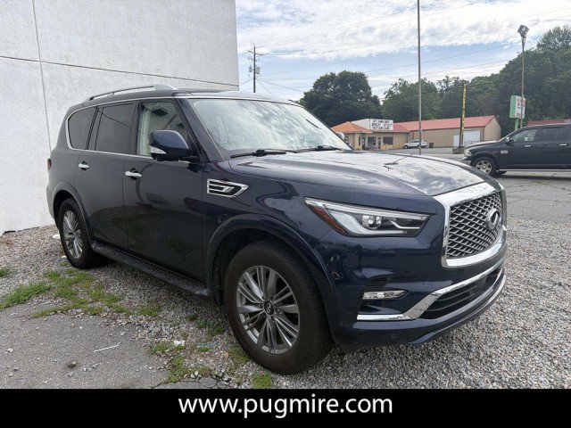 Used 2021 INFINITI QX80 Luxe w/ Cargo Package RWD video 1