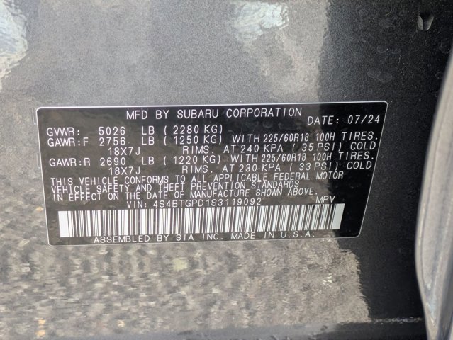 Used 2025 Subaru Outback Touring XT image 26