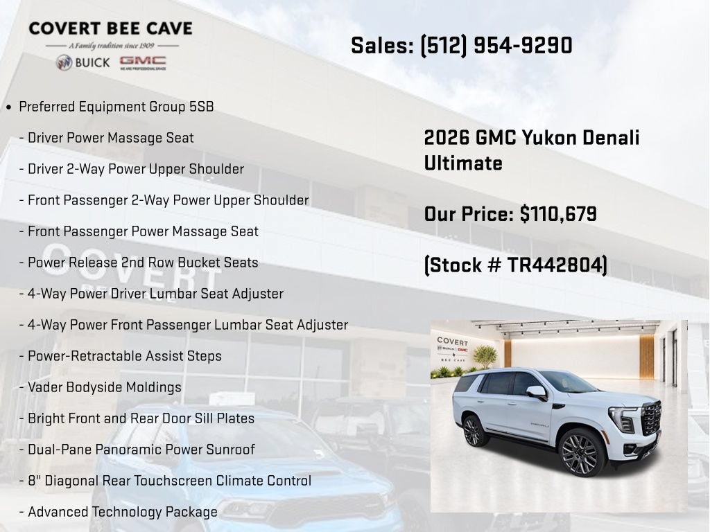 New 2026 GMC Yukon Denali Ultimate AWD/4WD image 7