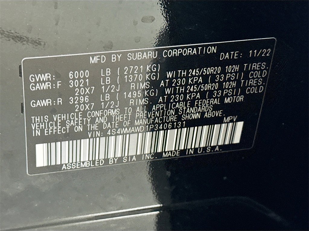 Used 2023 Subaru Ascent Touring image 32